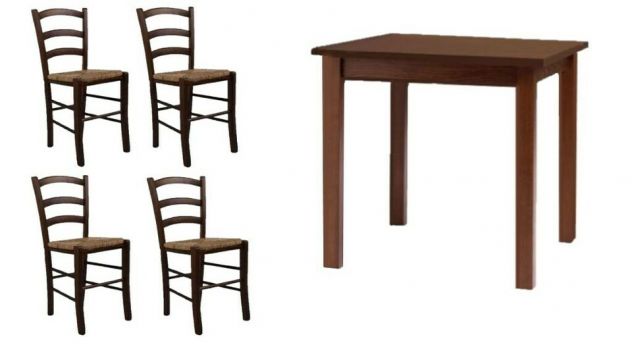 Set Tavolo e sedie bar ristoranti prezzo fabbrica