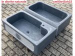 Lavello lavandino per cucina in pietra granito diorite 80/90cm 1