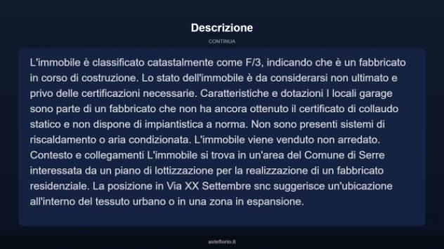 Immobile in asta di 29 m² in vendita a Serre - Foto 9