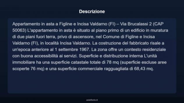Immobile in asta di 78 m² in vendita a Figline e Incisa Valdarno - Foto 8