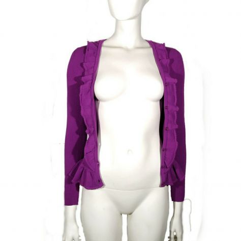 Cardigan viola Boutique Moschino - tg. 40 - Foto 7