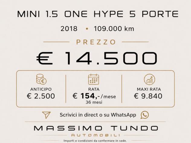 MINI 1.5 One Hype 5 porte - Foto 7