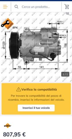 Compressore clima Opel Insigna A
