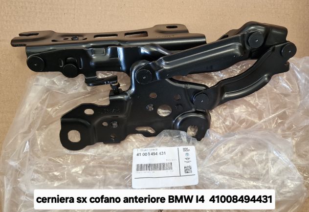 Cerniere dx e sx cofano anteriore BMW I4 ed altre BMW - Foto 3