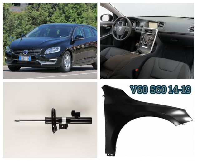 Volvo V60 S60 musata paraurti airbag 2014-19