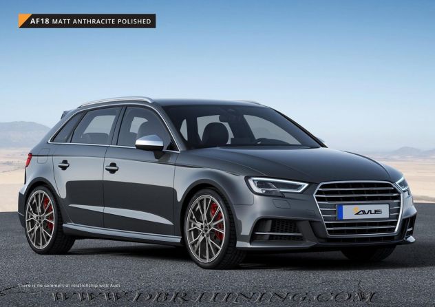 Cerchi lega 18 modello AVUS AF18 Matt Antracite Pol AUDI - Foto 4