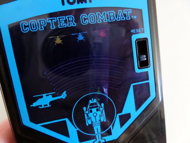 Tomy, Pocket Arcade "Copter combat" anni 80, funzionante - Foto 2