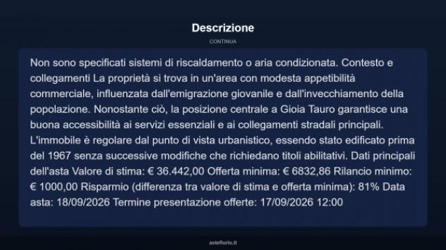 Immobile in asta di 115 m² in vendita a Gioia Tauro - Foto 6