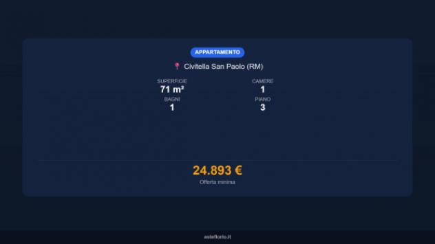 Immobile in asta di 71 m² in vendita a Civitella San Paolo - Foto 16
