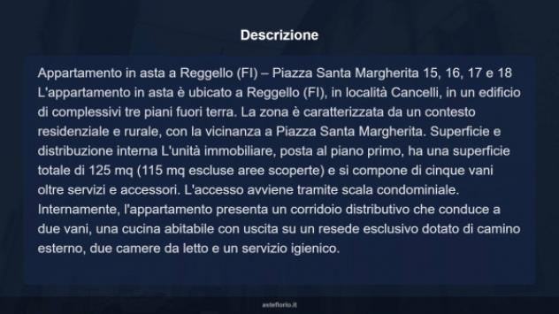 Immobile in asta di 125 m² con più di 5 locali in vendita a Reggello - Foto 7