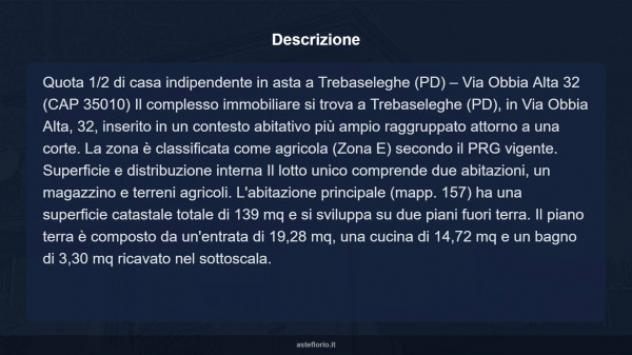 Immobile in asta di 139 m² in vendita a Trebaseleghe - Foto 17
