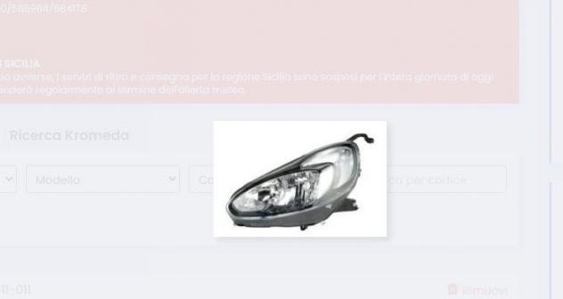 FARO ANTERIORE SX OPEL ADAM 2018 13354568 CL0581EH354811-011