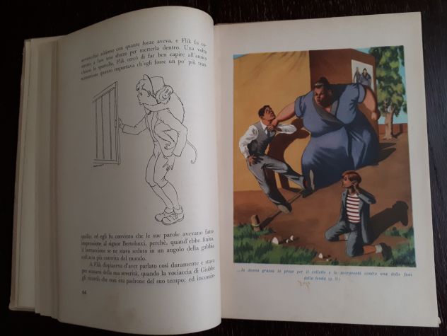 Flik o TRE MESI IN UN CIRCO, DAL GIORNALE DEI BAMBINI, F. Montuoro 1947. - Foto 5