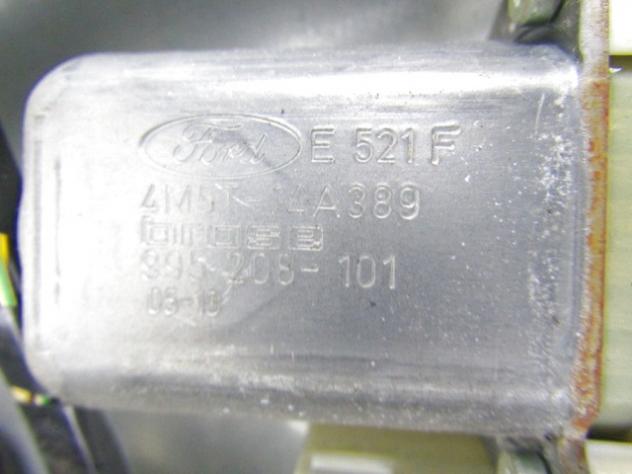 4M51-A203A29-BG MOTORINO MECCANISMO ALZA-VETRO ALZACRISTALLO PORTA ANTERIORE LATO SINISTRO GUIDA FORD FOCUS SW 1.6 D 66KW 5M 5P (2005) RICAMBIO USATO - Foto 3