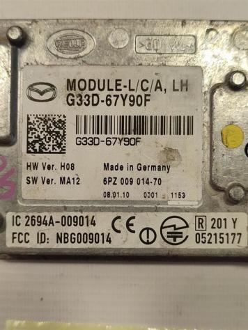 CENTRALINA ANGOLO CIECO MAZDA CX-7 1° Serie G33D-67Y90F R2 diesel 2184 (0709) - Foto 2