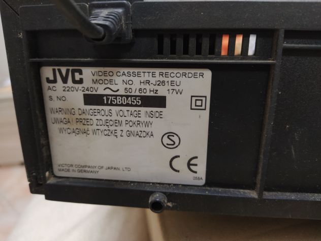 R80- VIDEO REGISTRATORE  JVC - Foto 2
