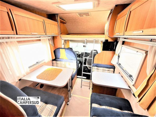 Camper Mc Louis Steel 460 Mansardato Fiat Ducato Del 2007 - Foto 3