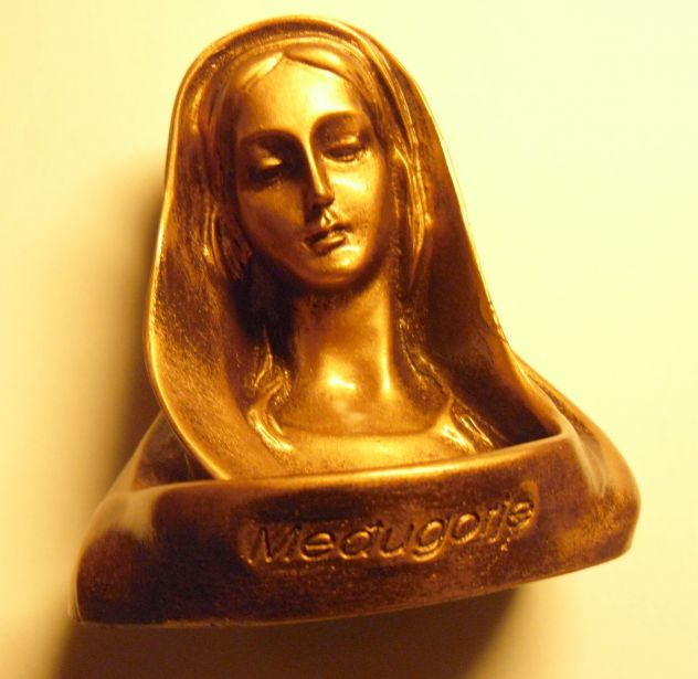 BUSTO MADONNA DI MEDUGORJIE IN RESINA molto bella - - Foto 3