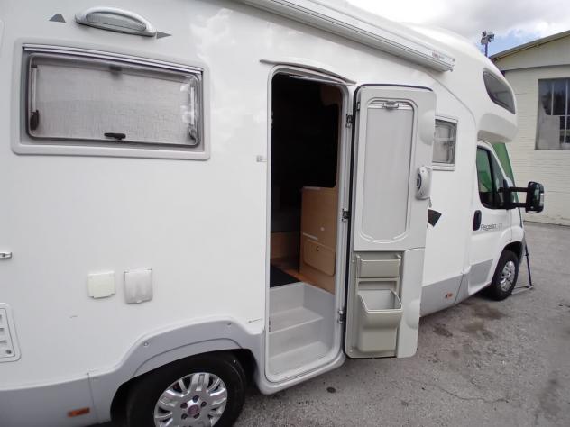 CAMPER PEGASO DUCATO DOPPIA DINETTE 7 POSTI LETTO CASTELLO GARAGE CLIMATIZZATORE WEBASTO FOTOVOLTAICO GENERALI USATI 588 - Foto 5