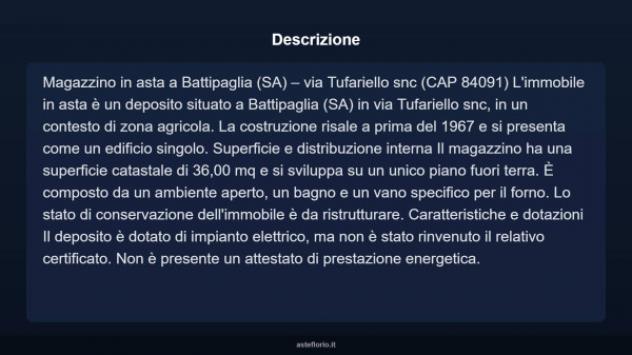 Immobile in asta di 36 m² in vendita a Battipaglia - Foto 4