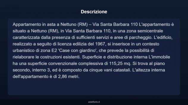 Immobile in asta di 115 m² in vendita a Nettuno - Foto 4