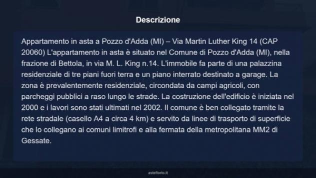 Immobile in asta di 55 m² in vendita a Pozzo d'Adda - Foto 11