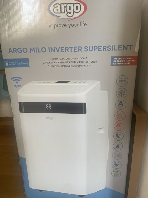 CONDIZIONATORE NUOVO Argoclima Milo Inverter Supersilent