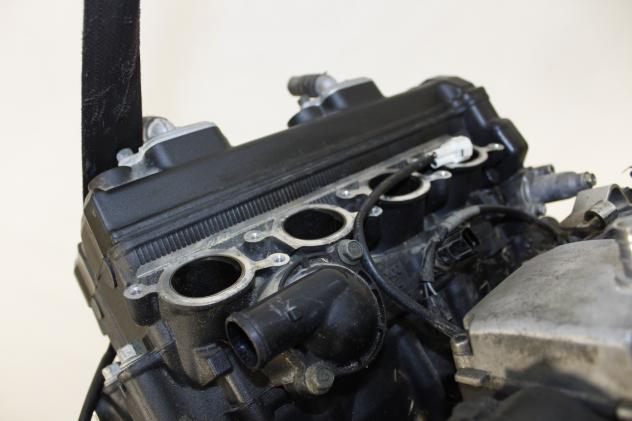 MOTORE YAMAHA FZ6 2004 - 2007 J507E ENGINE CARTER LATERALE DANNEGGIATO VEDI FOTO - Foto 4