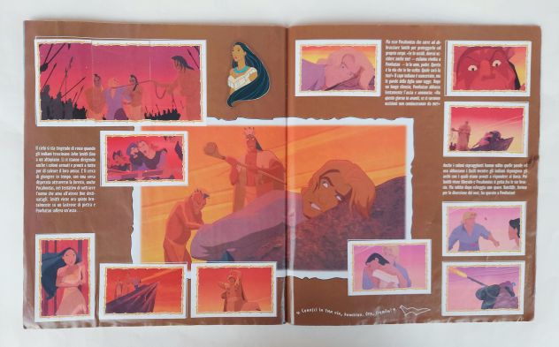 Disney's Pocahontas: La raccolta delle figurine Panini 1995 - Album completo - Foto 2