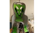 Seggiolino bici posteriore B'Twin verde
