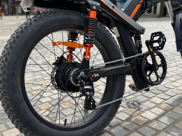 FAT BIKE ENGWE X24 1000W 48V DOPPIA BATTERIA NUOVO - Foto 3