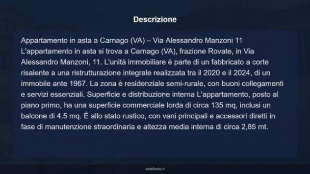 Immobile in asta di 135 m², box auto in vendita a Carnago - Foto 17