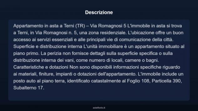 Immobile in asta di 45 m², box auto in vendita a Terni - Foto 3