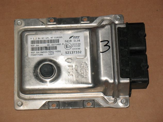 52137332 ECU LANCIA YPSILON 1.2 GPL 52137332 9DF.DA HW000 110R01-6083