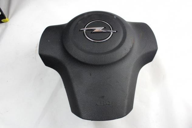 13356383 KIT AIRBAG OPEL CORSA D 1.3 D 70KW 6M 3P (2011) RICAMBIO USATO CON CENTRALINA AIRBAG, AIRBAG VOLANTE GUIDATORE, AIRBAG PASSEGGERO, CRUSCOTTO - Foto 4