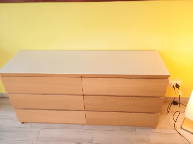 MALM di IKEA Cassettiera con 6 cassetti