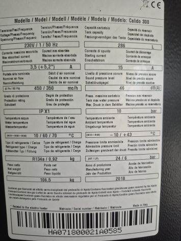 ACCUMULO 300L CON POMPA DI CALORE - Foto 3