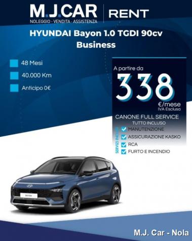 HYUNDAI Bayon 1.0 T-GDI DCT Business rif. 23776216