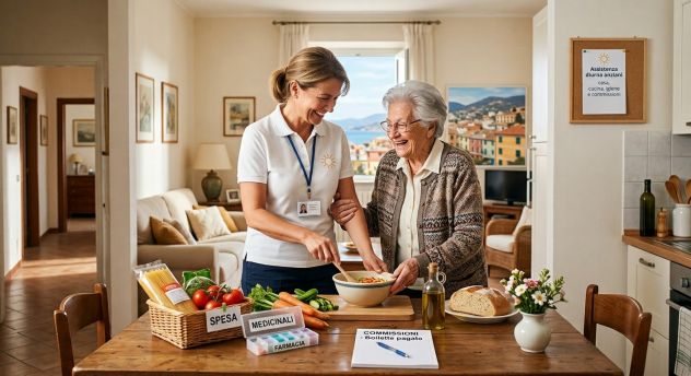 ☀️ Assistenza diurna anziani: casa, cucina, igiene e commissioni 🏡