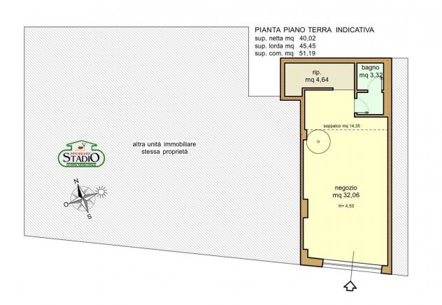 Locale comm.le/Fondo in affitto a Fossola - Carrara 40 mq Rif: 1297935