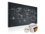 Quadro Di Sughero Globo Nero Arredalacasa