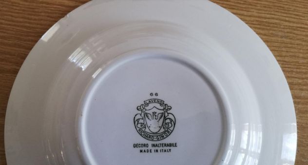 Servizio piatti Richard Ginori - Laveno da 40 pezzi, anni 60 dinner set - Foto 8