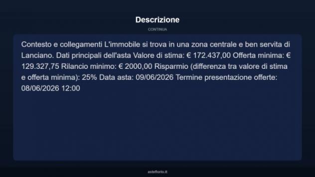 Immobile in asta di 64 m² in vendita a Lanciano - Foto 5