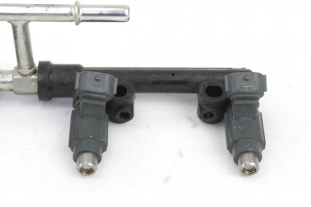 GRUPPO INIEZIONE RAIL INIETTORI KAWASAKI NINJA 600 ZX-6R 2009 - 2016 490330013 490560014 INJECTION SYSTEM - Foto 3