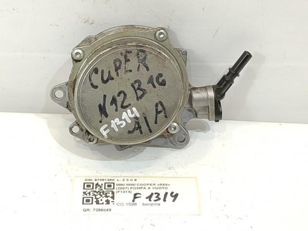 POMPA A VUOTO MINI Cooper 2° Serie 57081380 N12B16A benzina 1598 (0613) - Foto 2