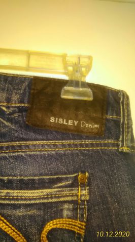 Pantaloni jeans corti slim fit tg.44 denim, nuovi, SISLEY, troppo stilosi! - Foto 5