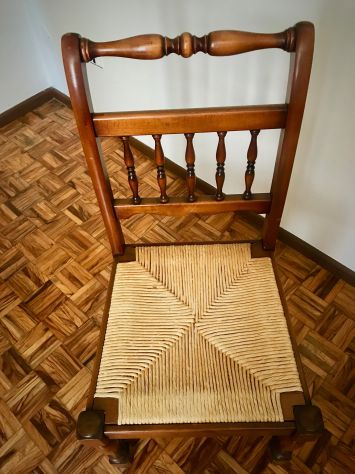Sedie classiche in legno di ciliegio massiccio - Foto 3