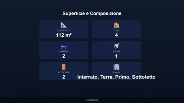 Immobile in asta di 112 m², box auto in vendita a Colli al Metauro - Foto 14