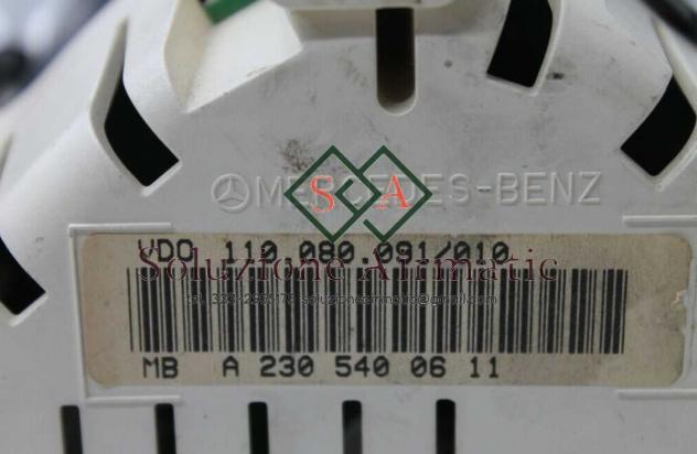 Mercedes Classe SL55 quadro strumenti A2305401211 - Foto 3