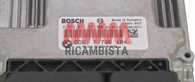 0281012521 BMW 3.0 centralina motore Bosch - Foto 2